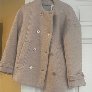 Anthropologie Maeve Soft Cream Jacket